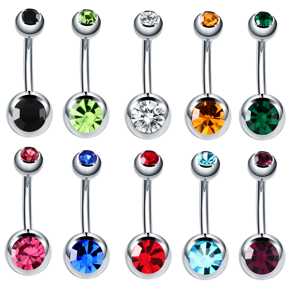 Body Jewelry Surgical Steel - Lot 1Piece 316l Surgical Steel Double