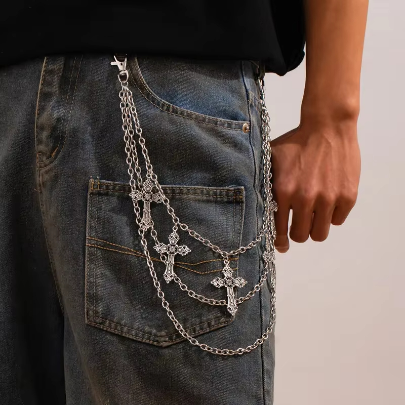 Fashion Punk Metal Pants Chain - Body Jewelry For You ulasan dan harga