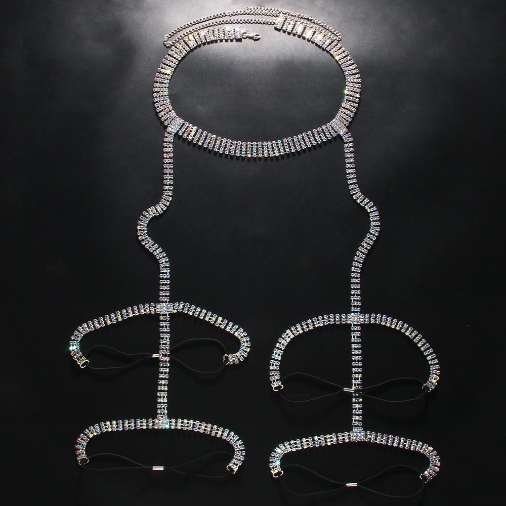 Stonefans Rhinestone Thigh Gar - Body Jewelry Retainers ulasan dan harga