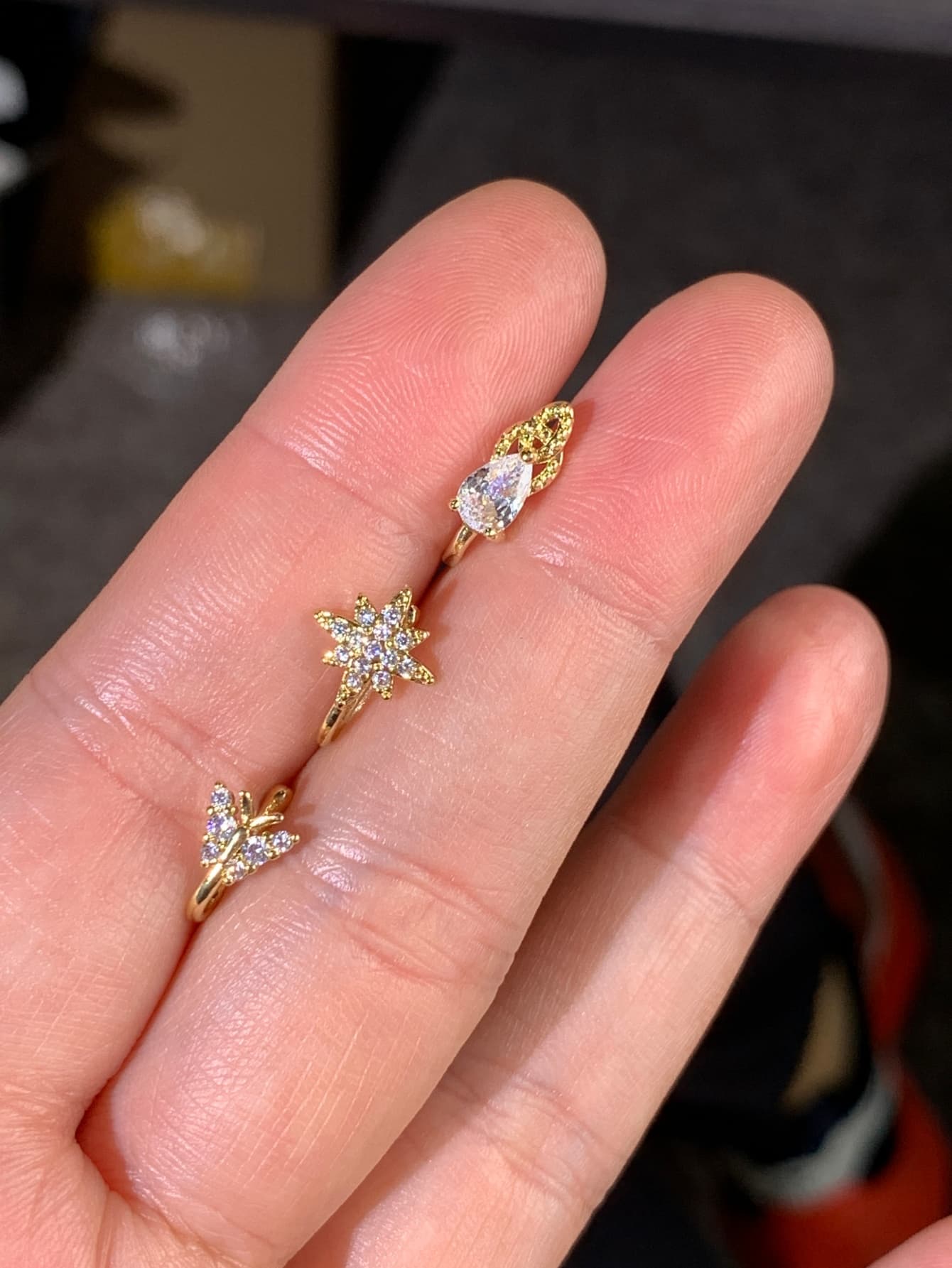 3-piece fashionable and elegan - Body Jewelry For You ulasan dan harga
