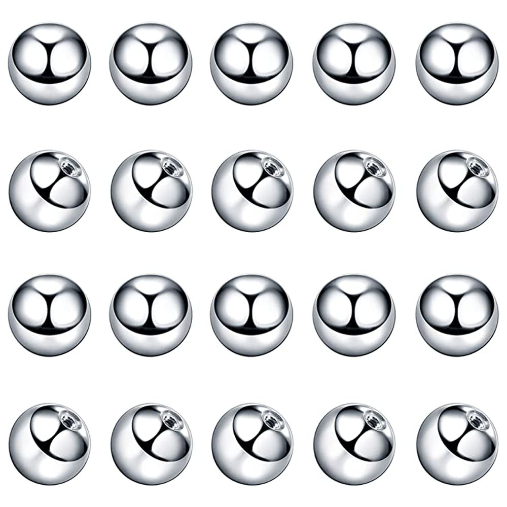 20pcs Replacement Balls Body J - Body Jewelry Surgical Steel ulasan dan harga