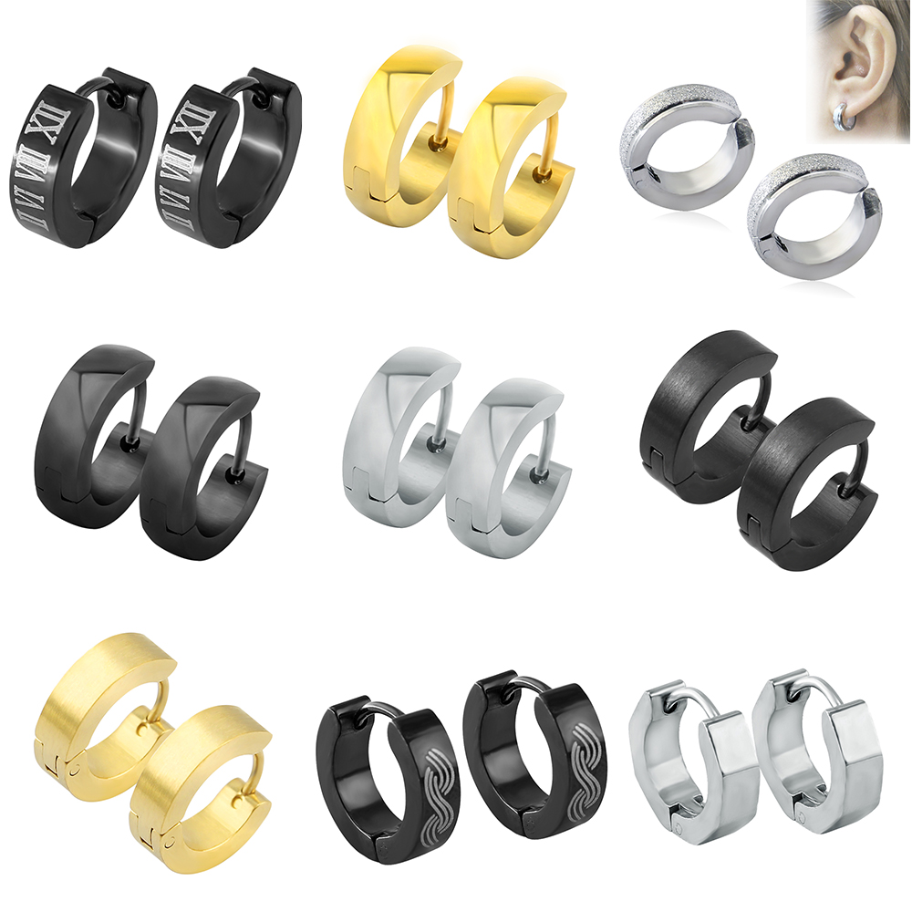 ZS Kpop Hoop Earrings for Wome - Body Jewelry Surgical Steel ulasan dan harga