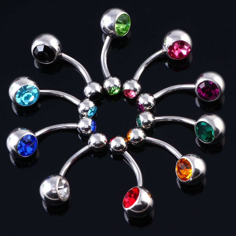 Lot 1Piece 316l Surgical Steel - Body Jewelry Surgical Steel ulasan dan harga