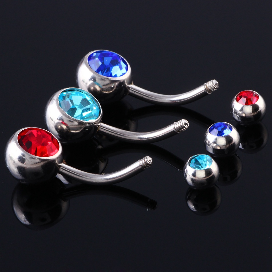 Lot 1Piece 316l Surgical Steel - Body Jewelry Surgical Steel ulasan dan harga